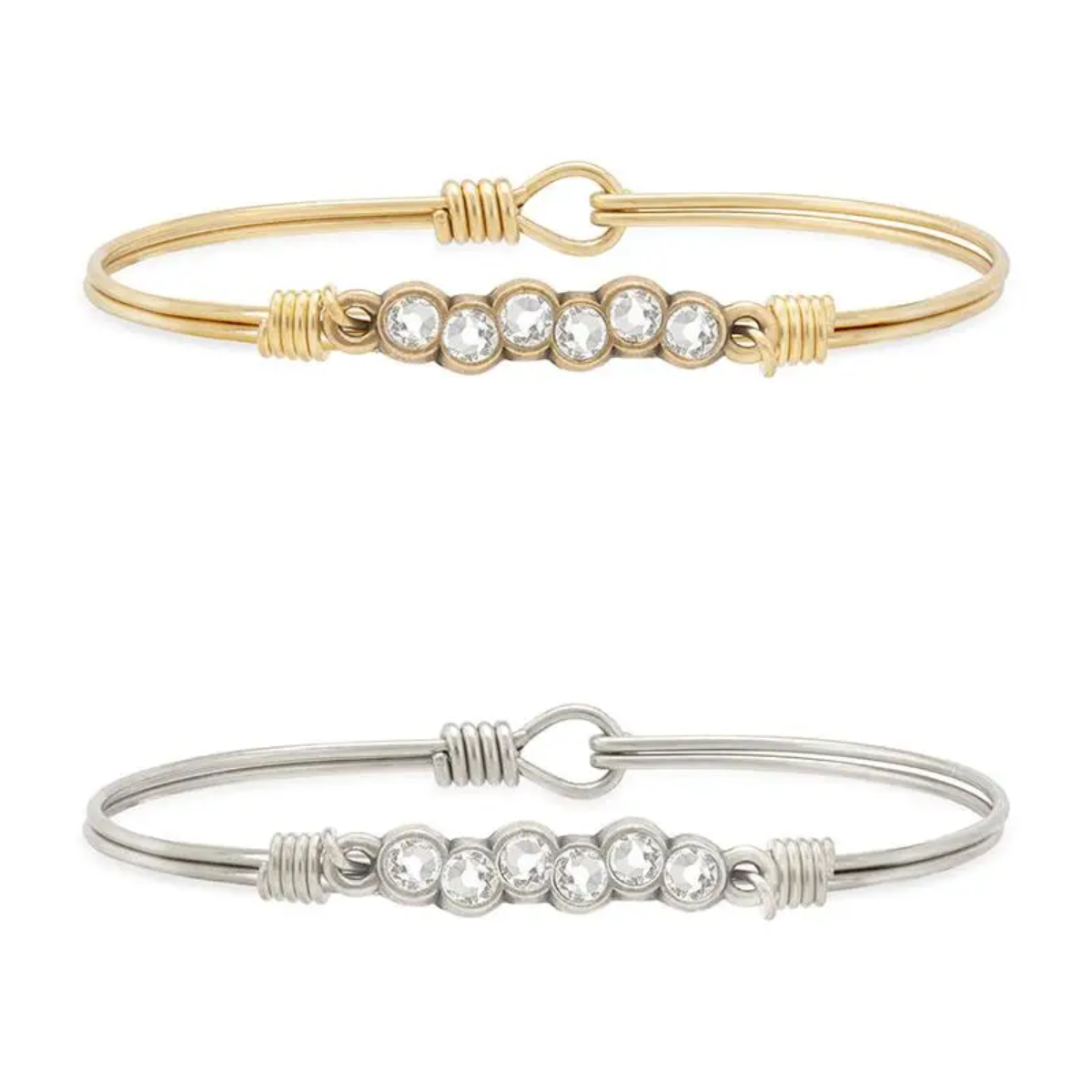 Luca + Danni April Starlight Birthstone Bangle