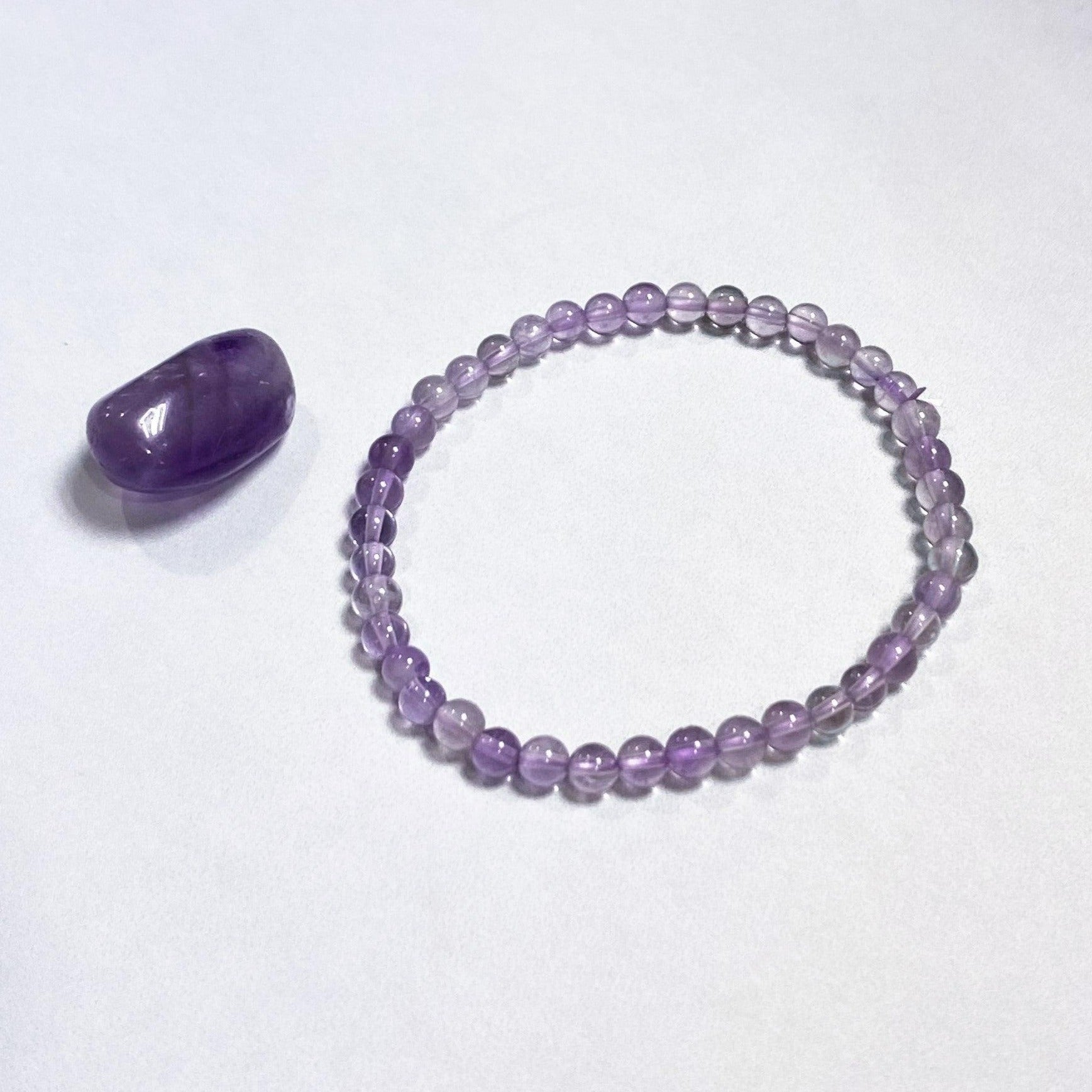 2mm Beaded Bracelet w/ Four 4mm Accent Beads