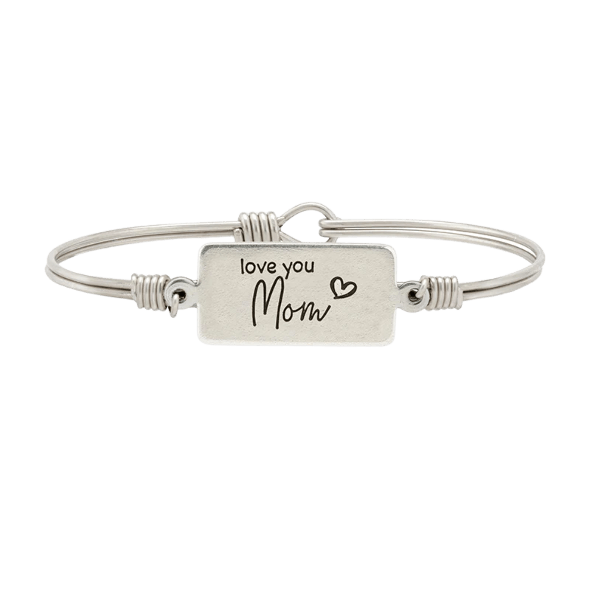 Luca + Danni Mom Bangle - Silver Parrot, Inc.
