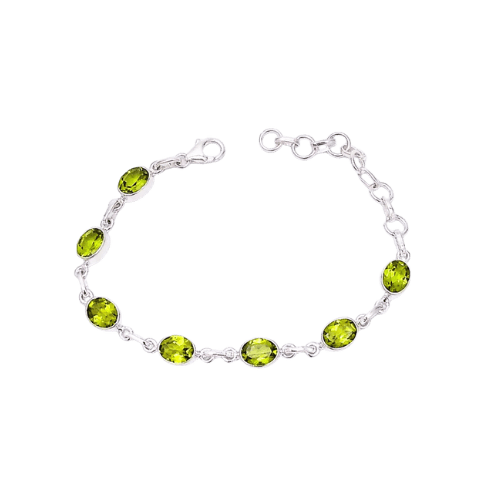 Peridot 2025 bracelet silver