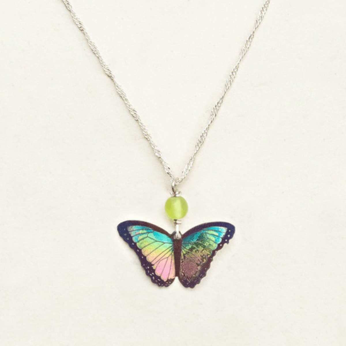 Holly Yashi Bella Butterfly Necklace - Silver Parrot, Inc.