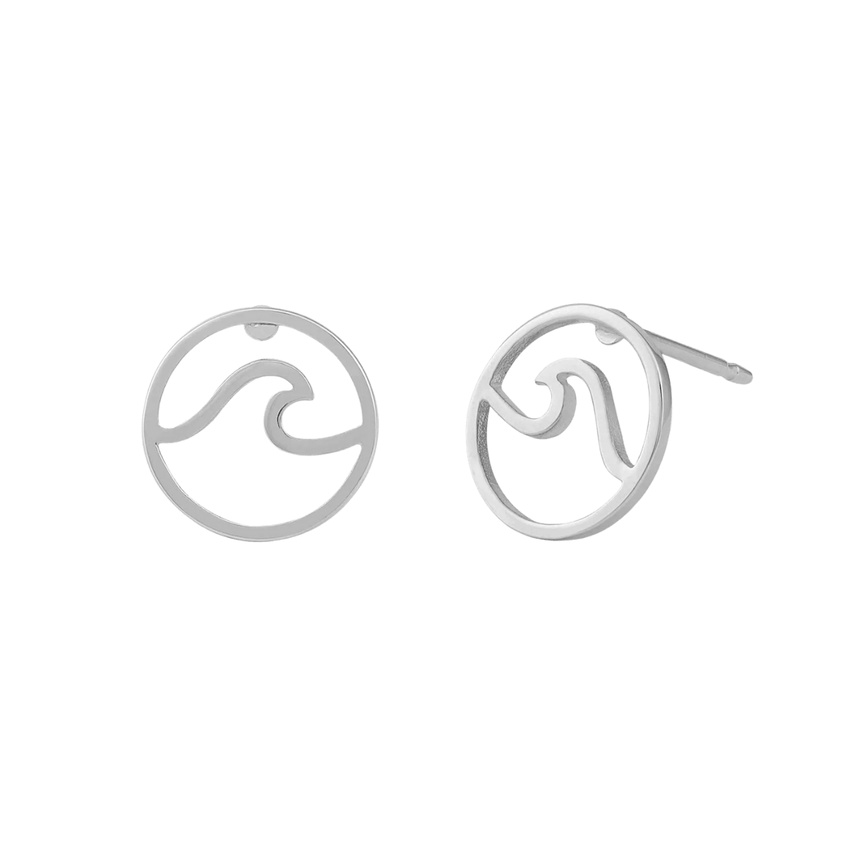 boma Wave Studs - Silver Parrot, Inc.