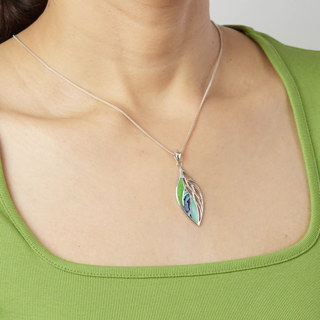 Boma Stone Leaf Necklace