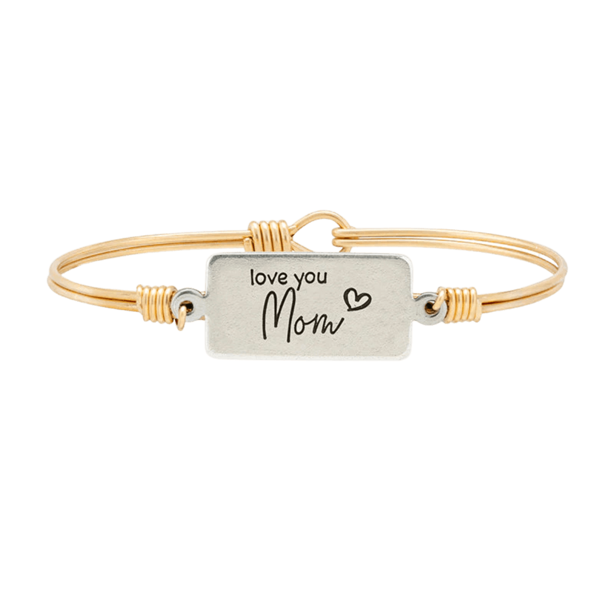 Luca + Danni Mom Bangle - Silver Parrot, Inc.