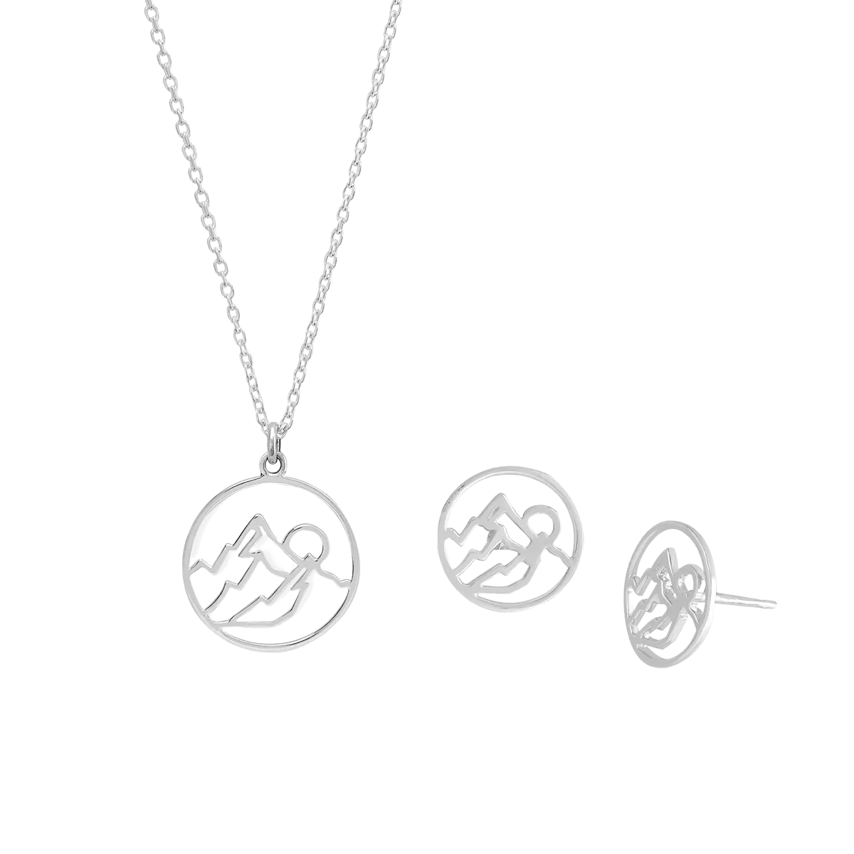 boma Mountain Sunrise Necklace - Silver Parrot, Inc.