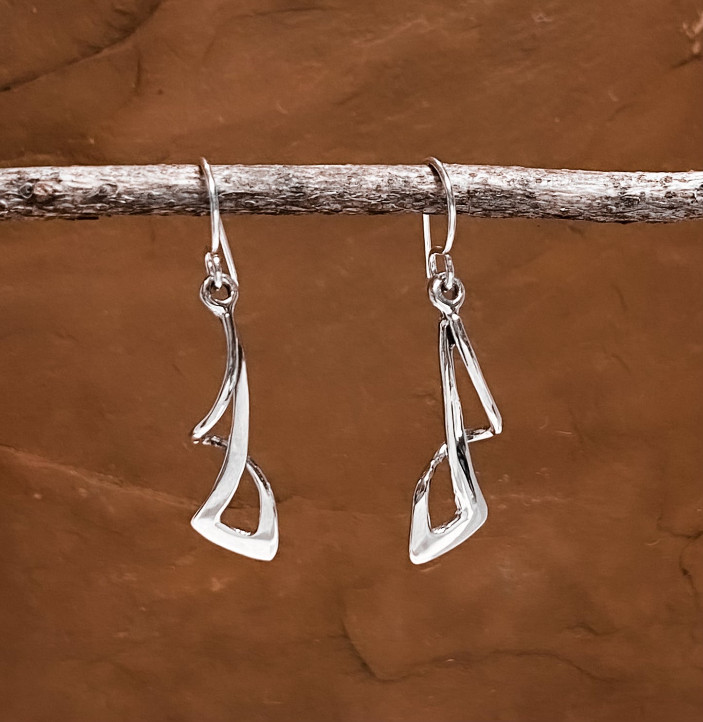 Via Taxco Dimensional Designer Earrings
