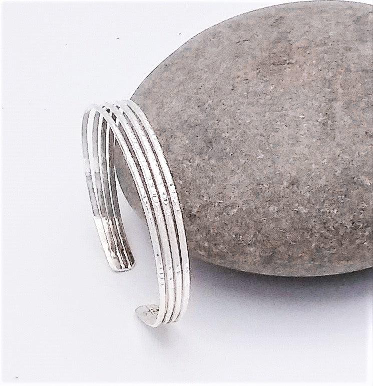Handmade Light Sterling Silver Cuff - Silver Parrot, Inc.