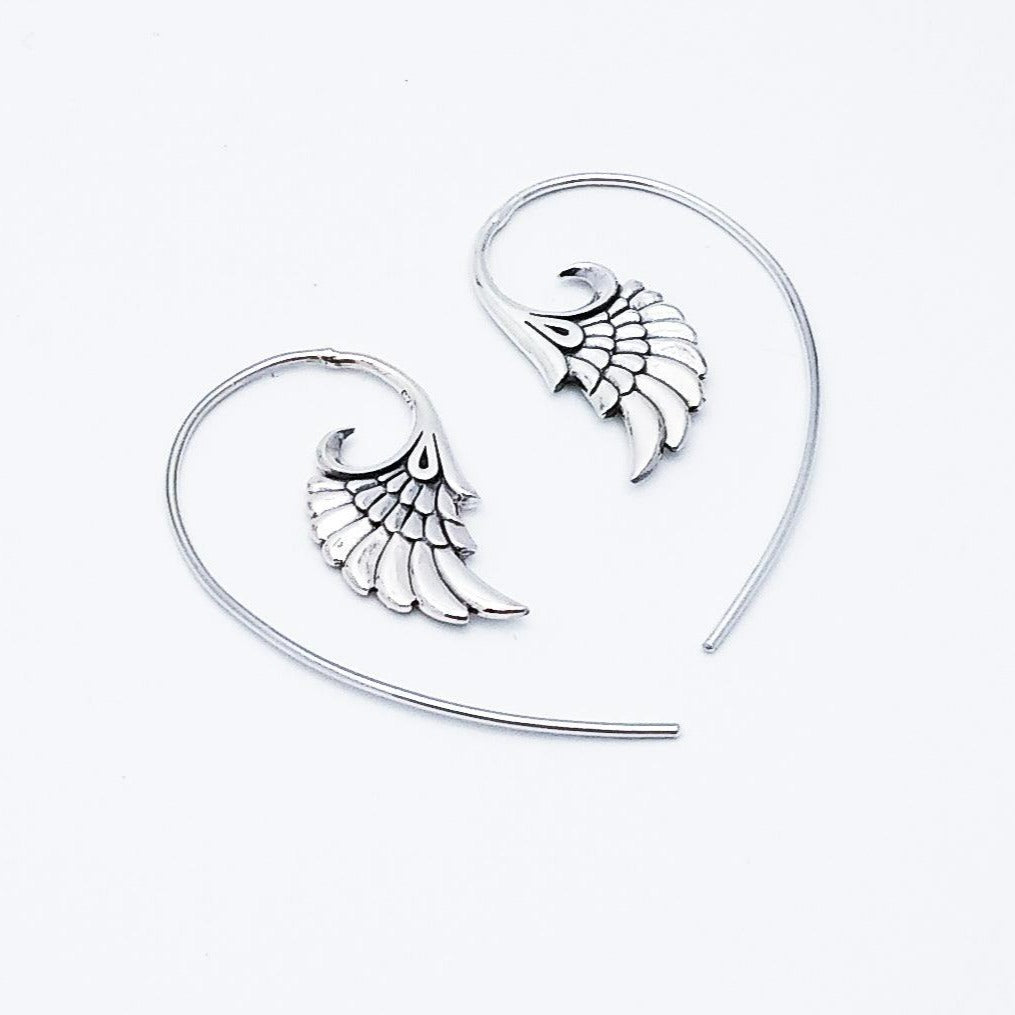 Sterling Silver Wings On A Wire - Silver Parrot, Inc.