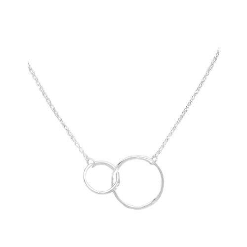 Sterling Silver Connected Circles Necklace - Silver Parrot, Inc.