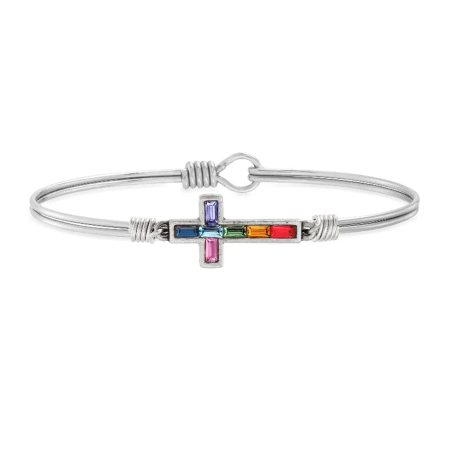 Luca + Danni Crystal Ombre Cross Bracelet