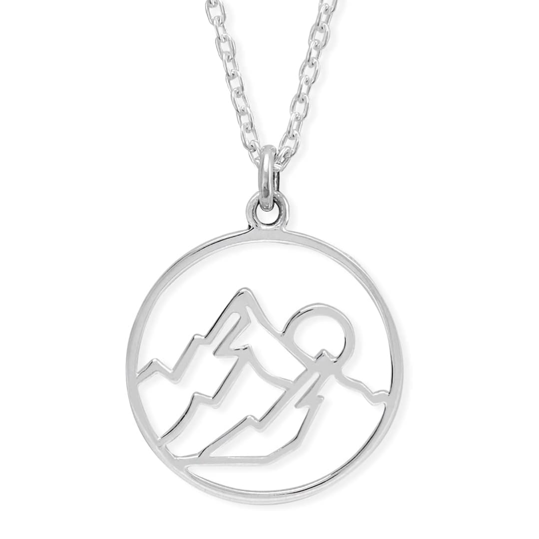 Boma Mountain Sunrise Necklace - 925 Sterling Silver
