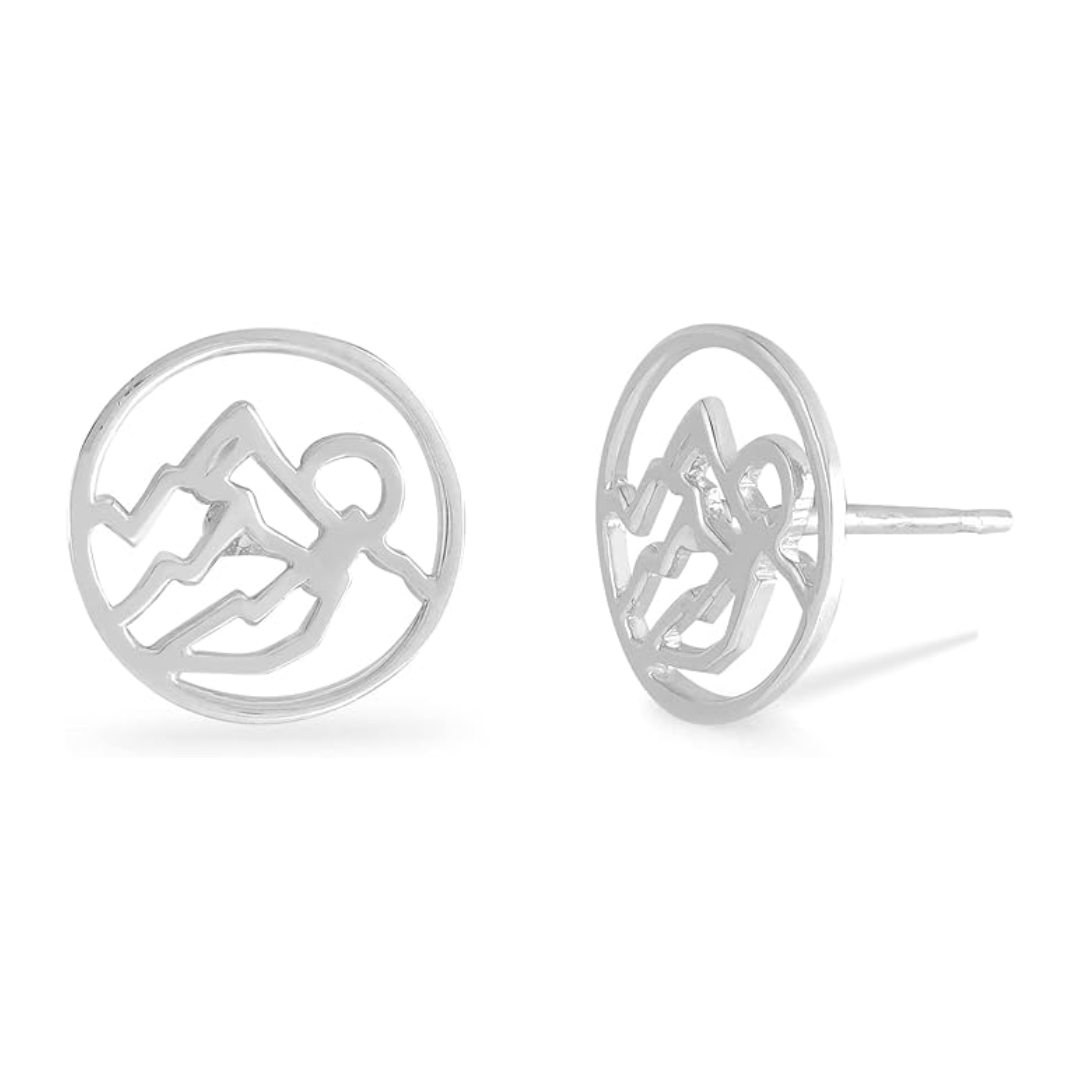 Boma Mountain Sunrise Studs - 925 Sterling Silver