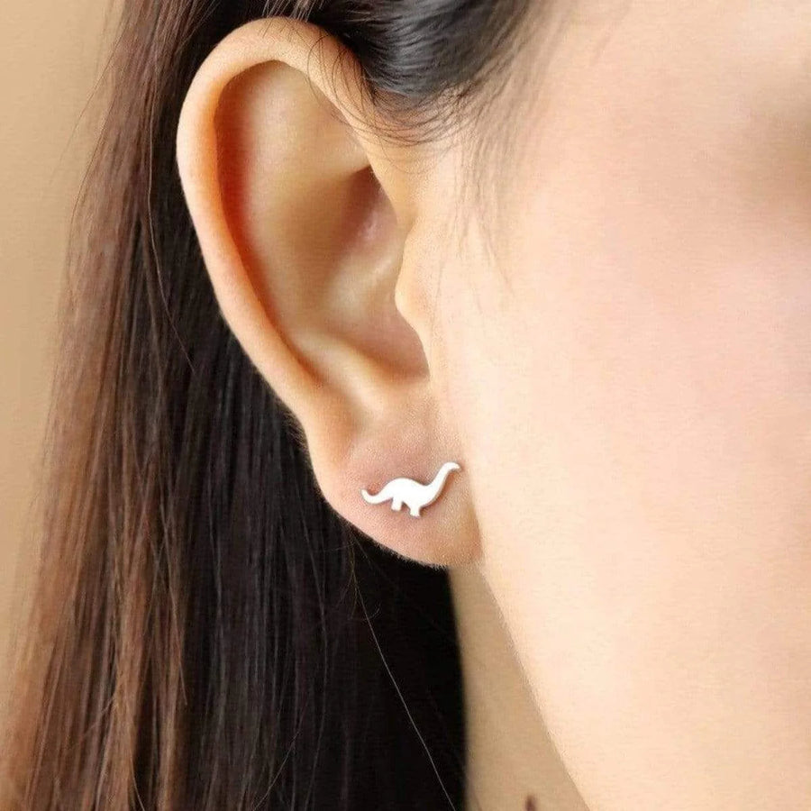 Boma Brontosaurus Dinosaur Post Earrings