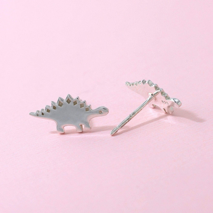 Boma Stegosaurus Dinosaur Post Earrings