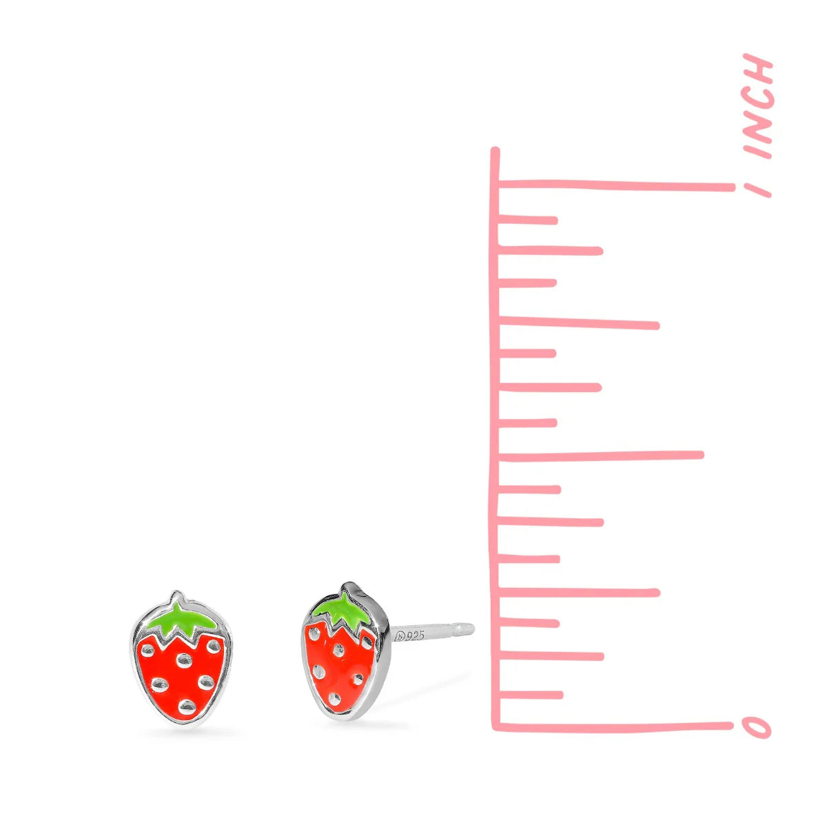 Boma Strawberry Studs