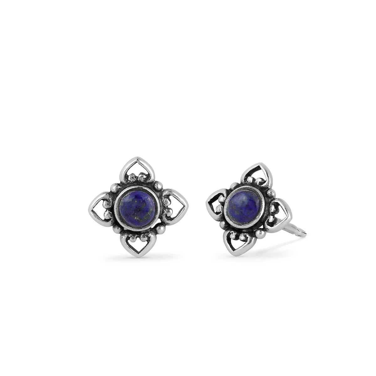 Boma Flower Stone Studs