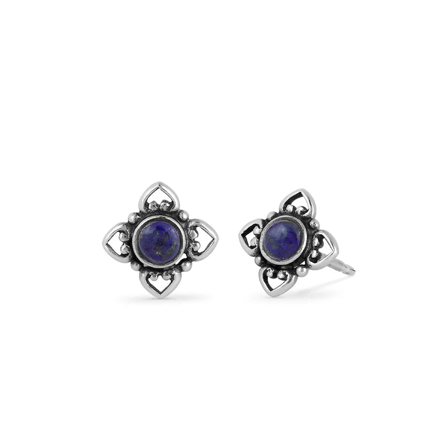 Boma Flower Stone Studs