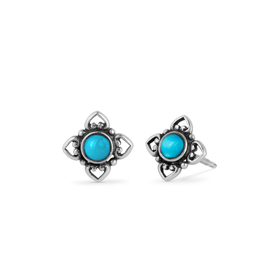 Boma Flower Stone Studs