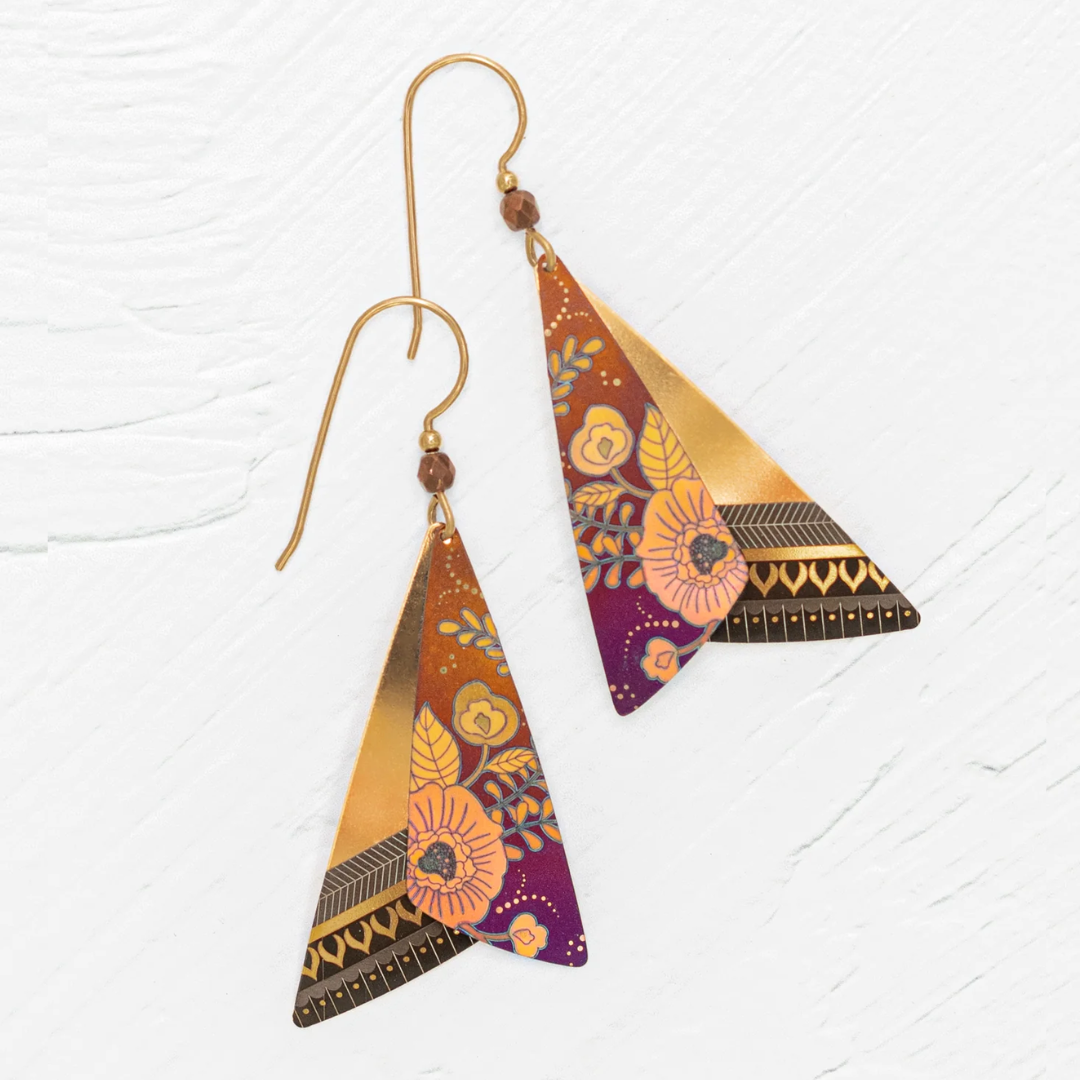 Holly Yashi All A Flutter Earrings - Niobium and Gold Filled - Color Gold