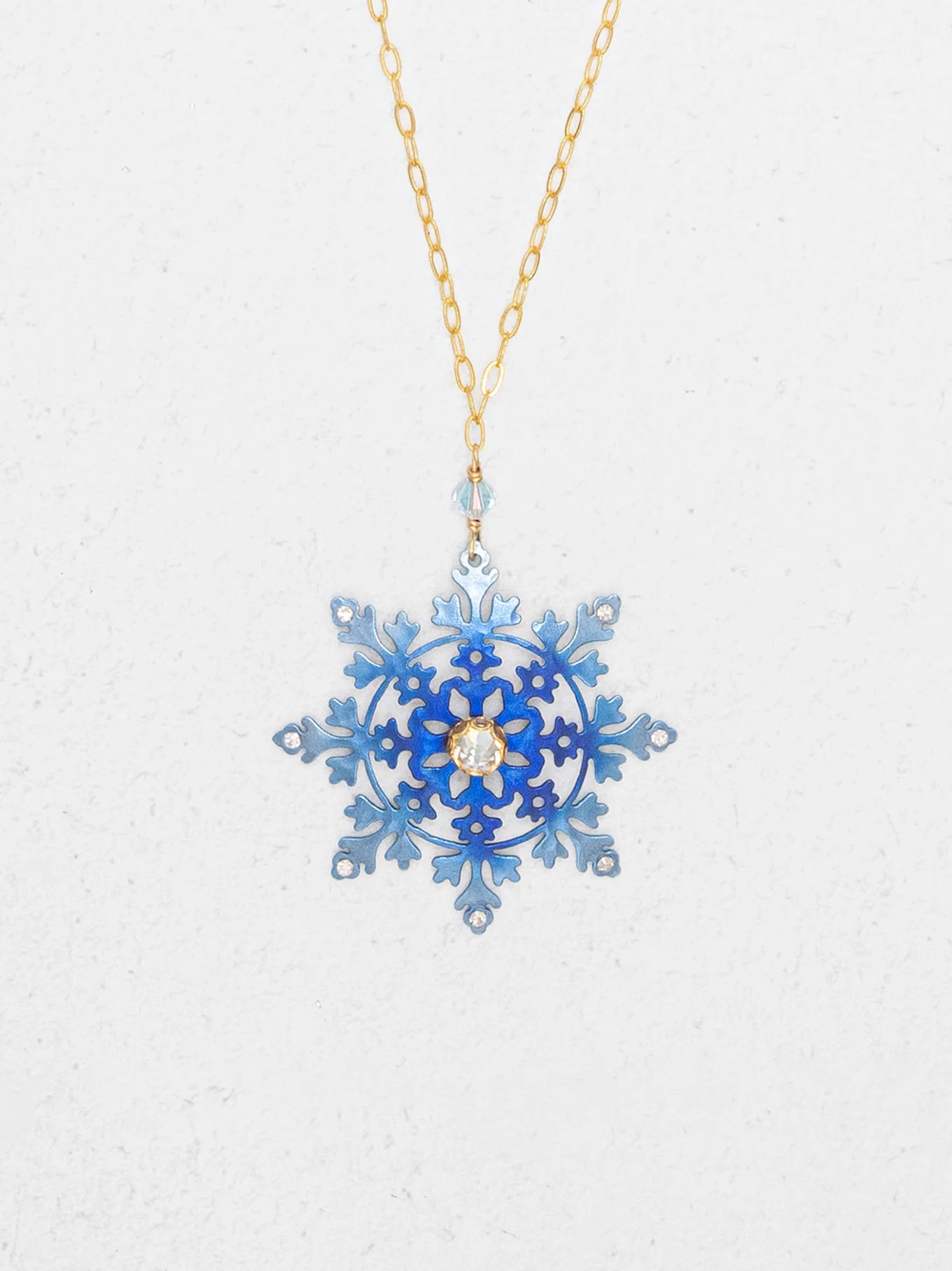 Holly Yashi Elsa Snowflake Necklace