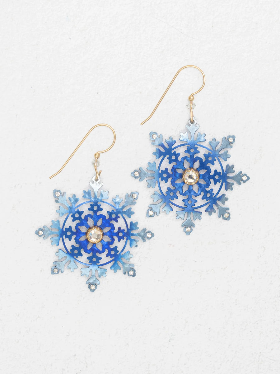 Holly Yashi Elsa Snowflake Earrings