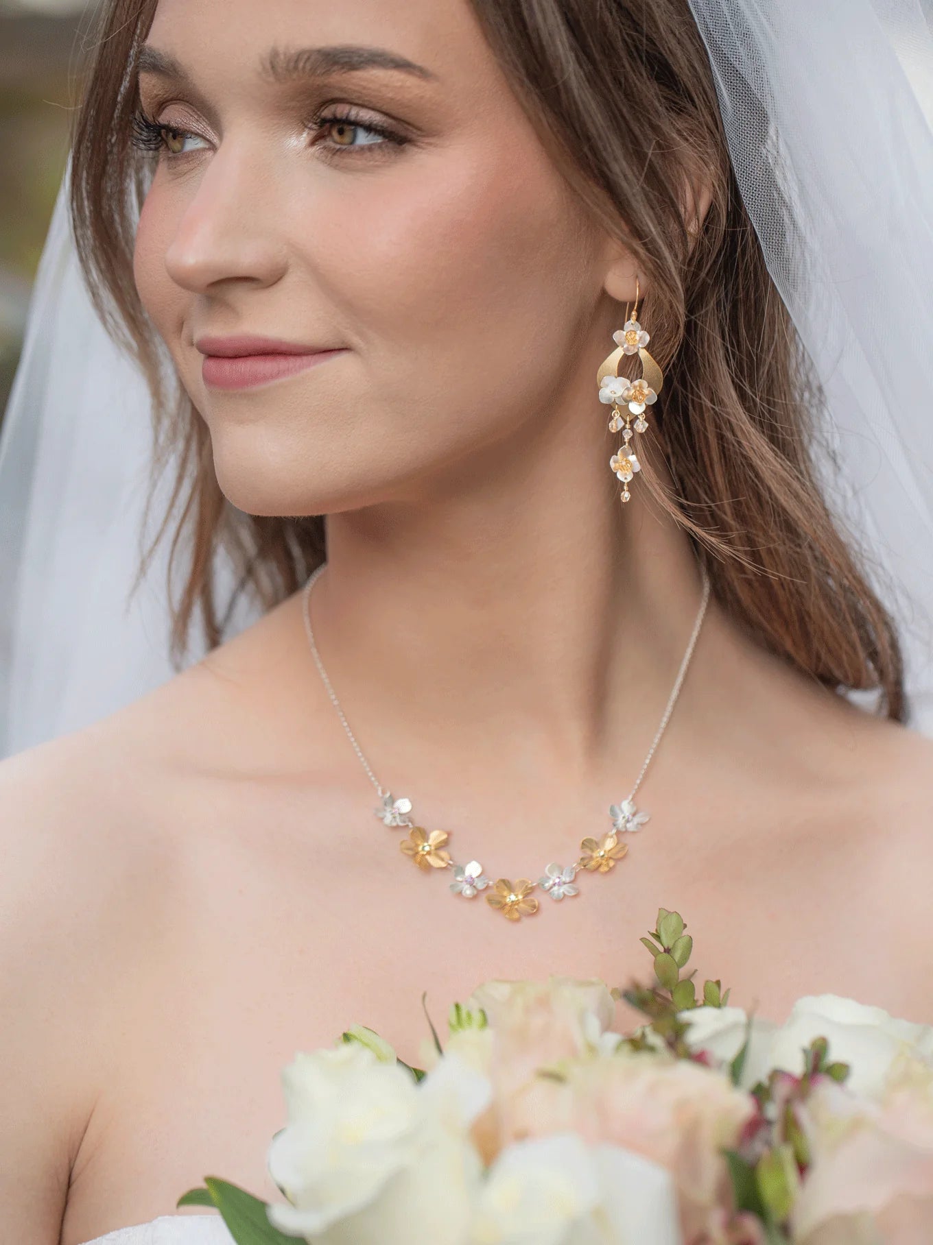 Holly Yashi Hawaiian Wedding Earrings