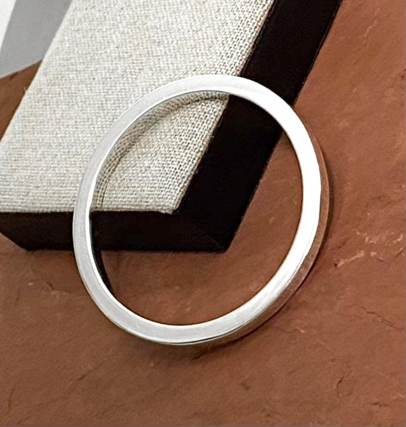 High Polish Sterling Silver Bangle