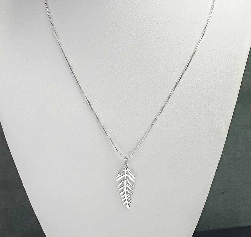 Sterling Silver Fern Pendant