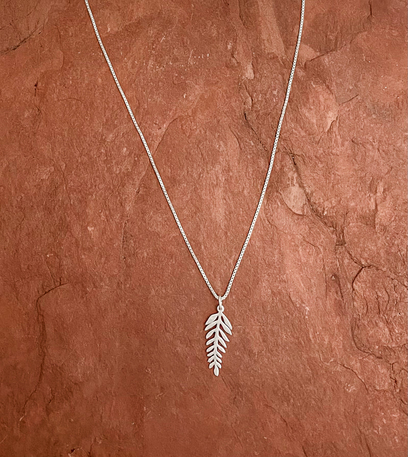 Sterling Silver Fern Pendant