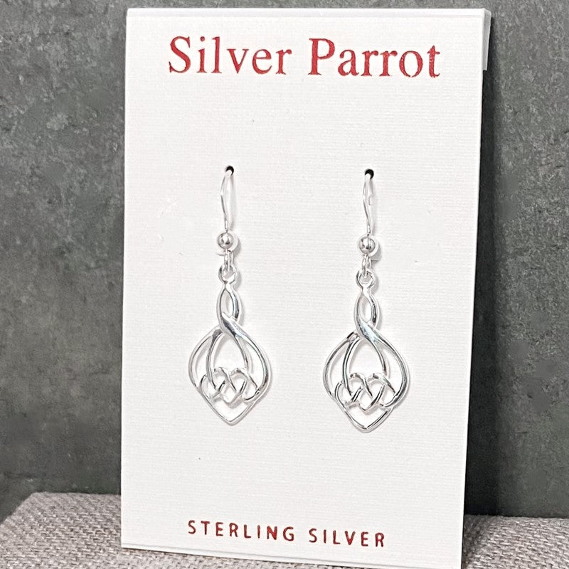 Celtic Knot Sterling Silver Earrings