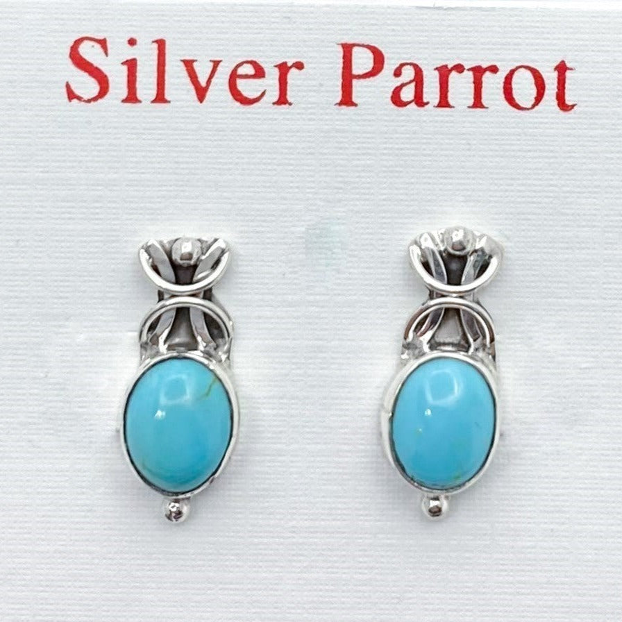 Navajo turquoise hot sale stud earrings