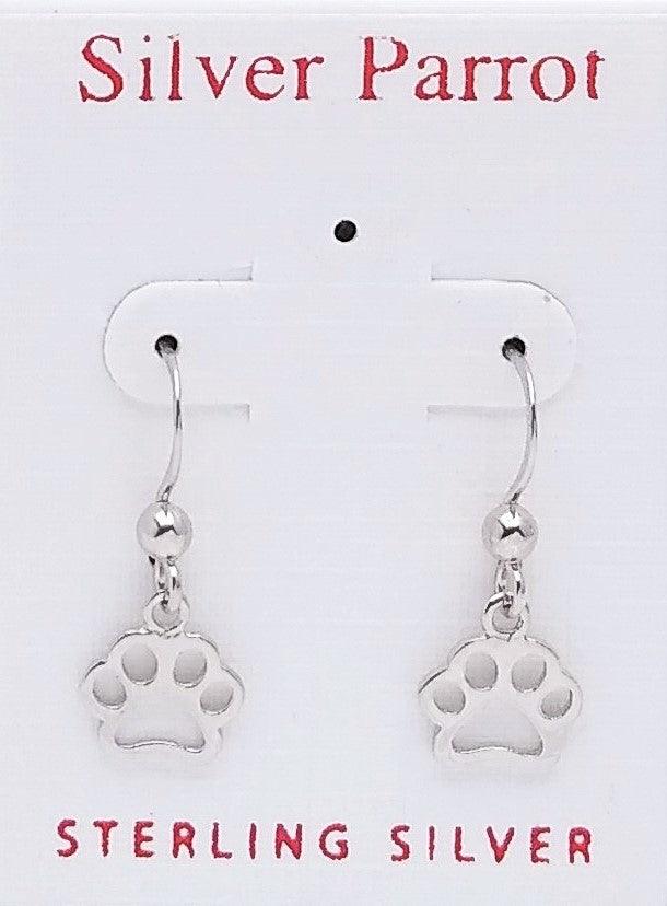 Sterling Silver Paw Prints - Silver Parrot, Inc. 