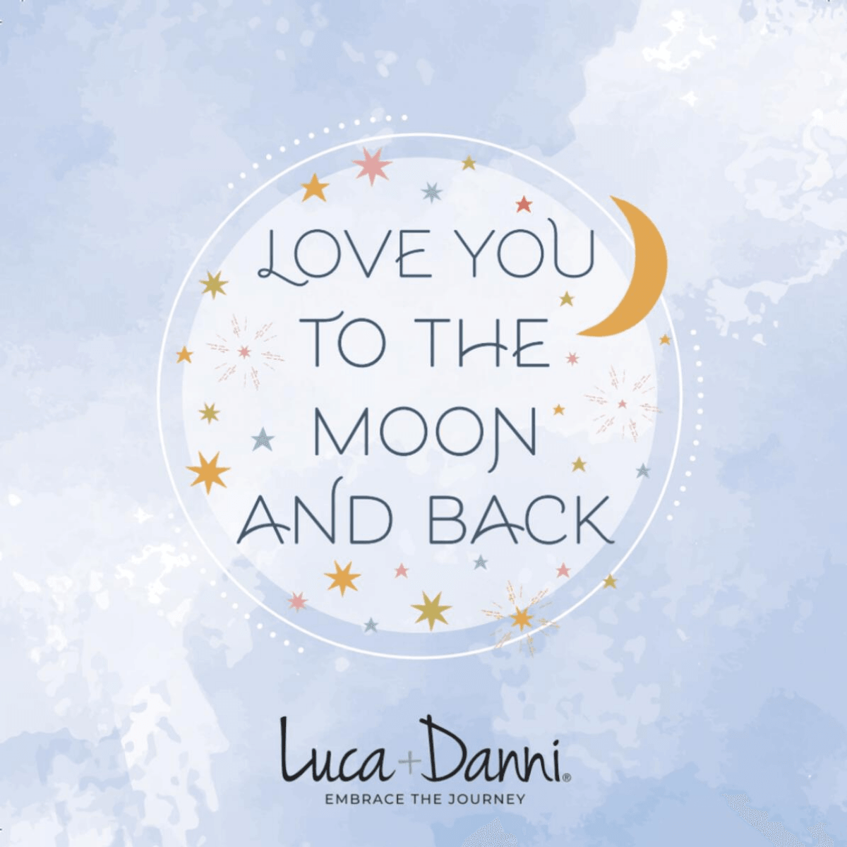 Luca + Danni I Love You to the Moon and Back Bangle - Silver Parrot, Inc. 