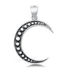 Sterling Silver Moon Pendant - Silver Parrot, Inc. 