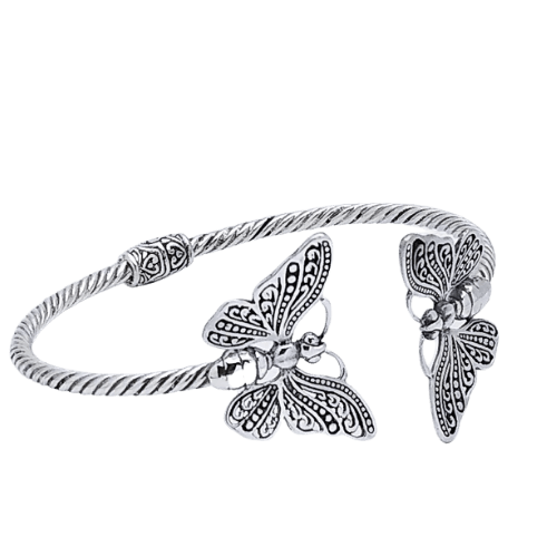 Sterling Silver Butterfly Bracelet - Silver Parrot, Inc. 