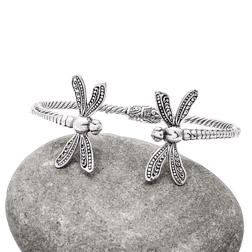 Sterling Silver Dragonfly Bracelet - Silver Parrot, Inc. 