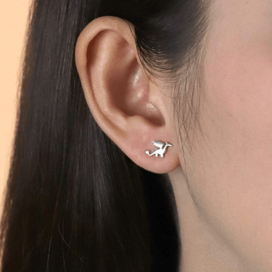 boma Dragon Studs - Silver Parrot, Inc. 