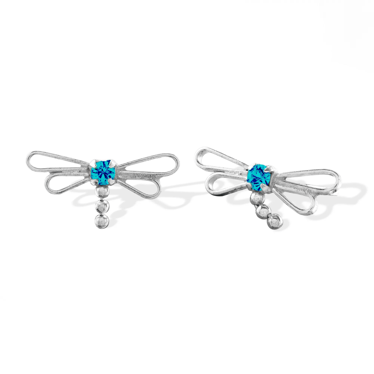 boma Dragonfly Studs - Silver Parrot, Inc. 