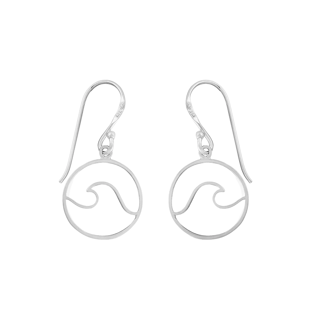 boma Sterling Wire Wave Earrings - Silver Parrot, Inc. 