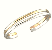 Sterling Silver and Gold Filled Cuff - Silver Parrot, Inc. 