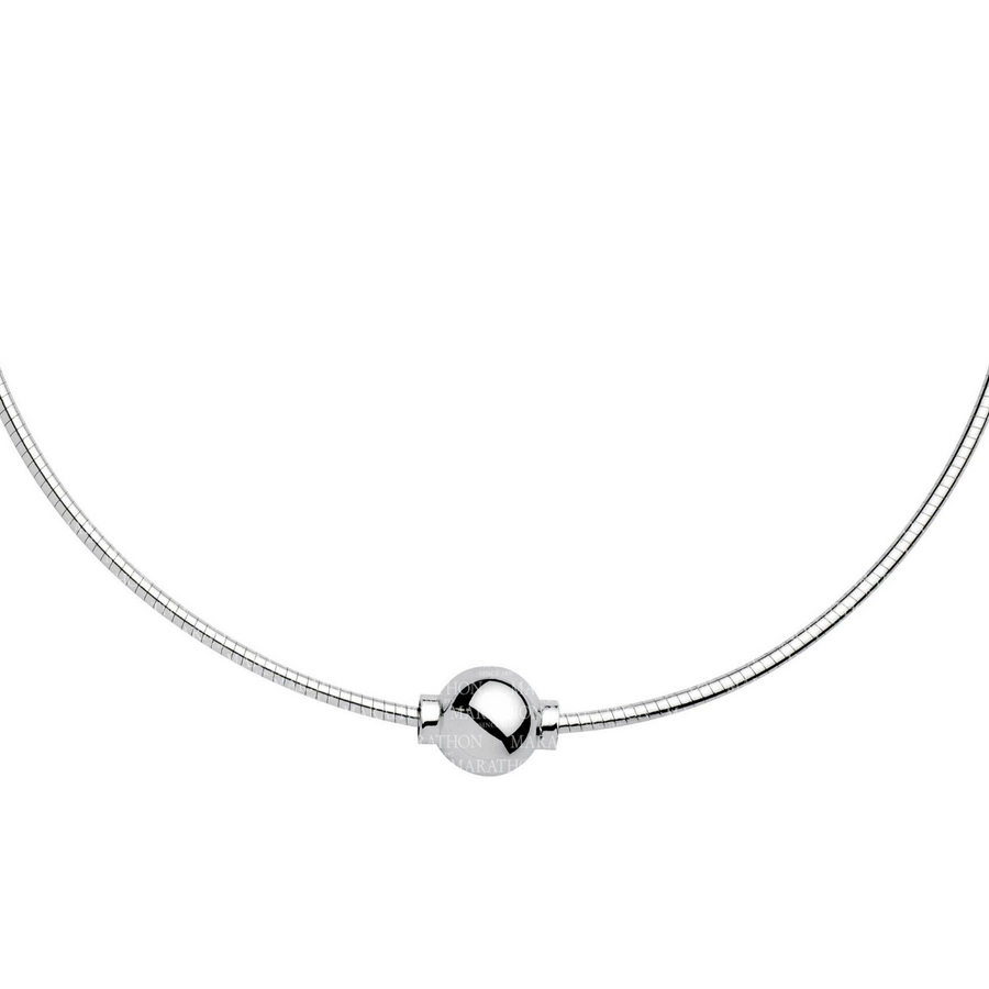 Cape Cod Single Silver Bead Necklace