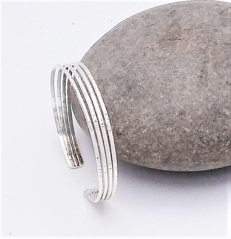 Handmade Light Sterling Silver Cuff - Silver Parrot, Inc. 