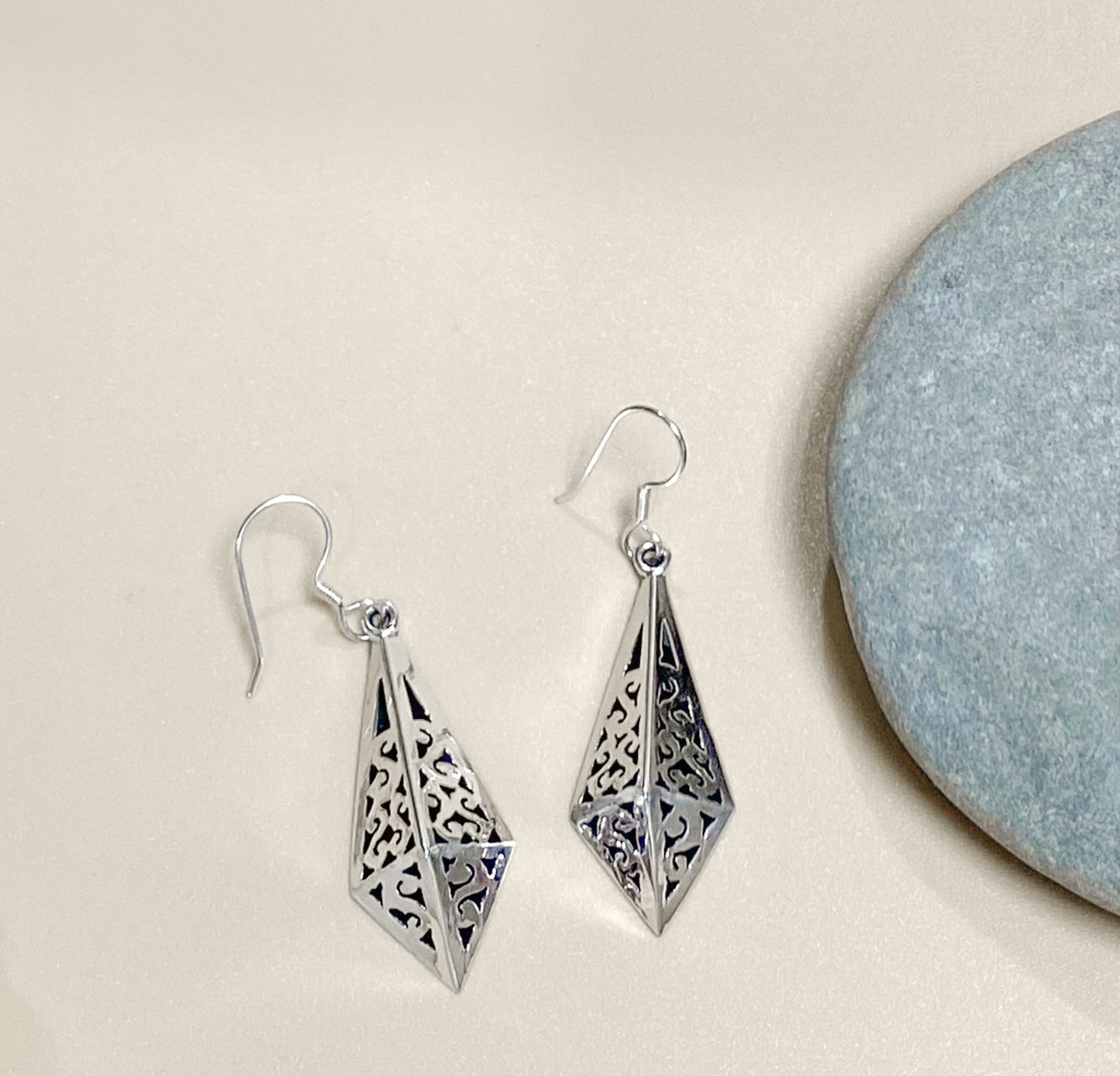 Via Taxco Sterling Silver Handmade Earring With Amazing Detail