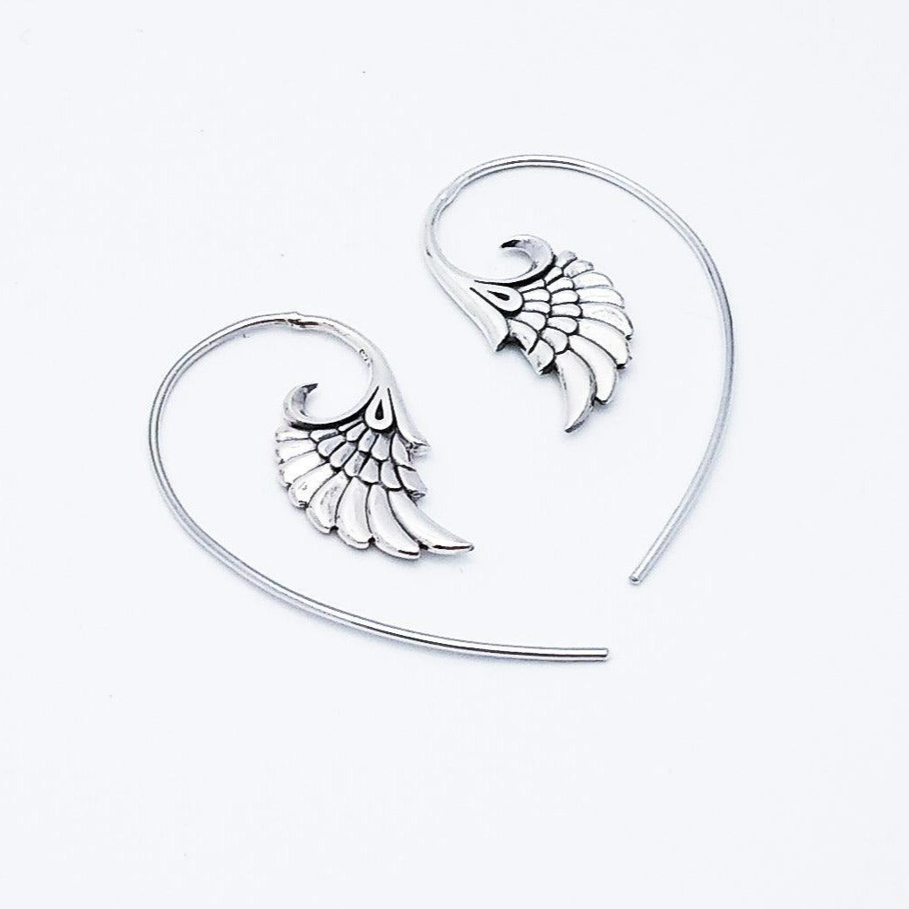 Sterling Silver Wings On A Wire - Silver Parrot, Inc. 